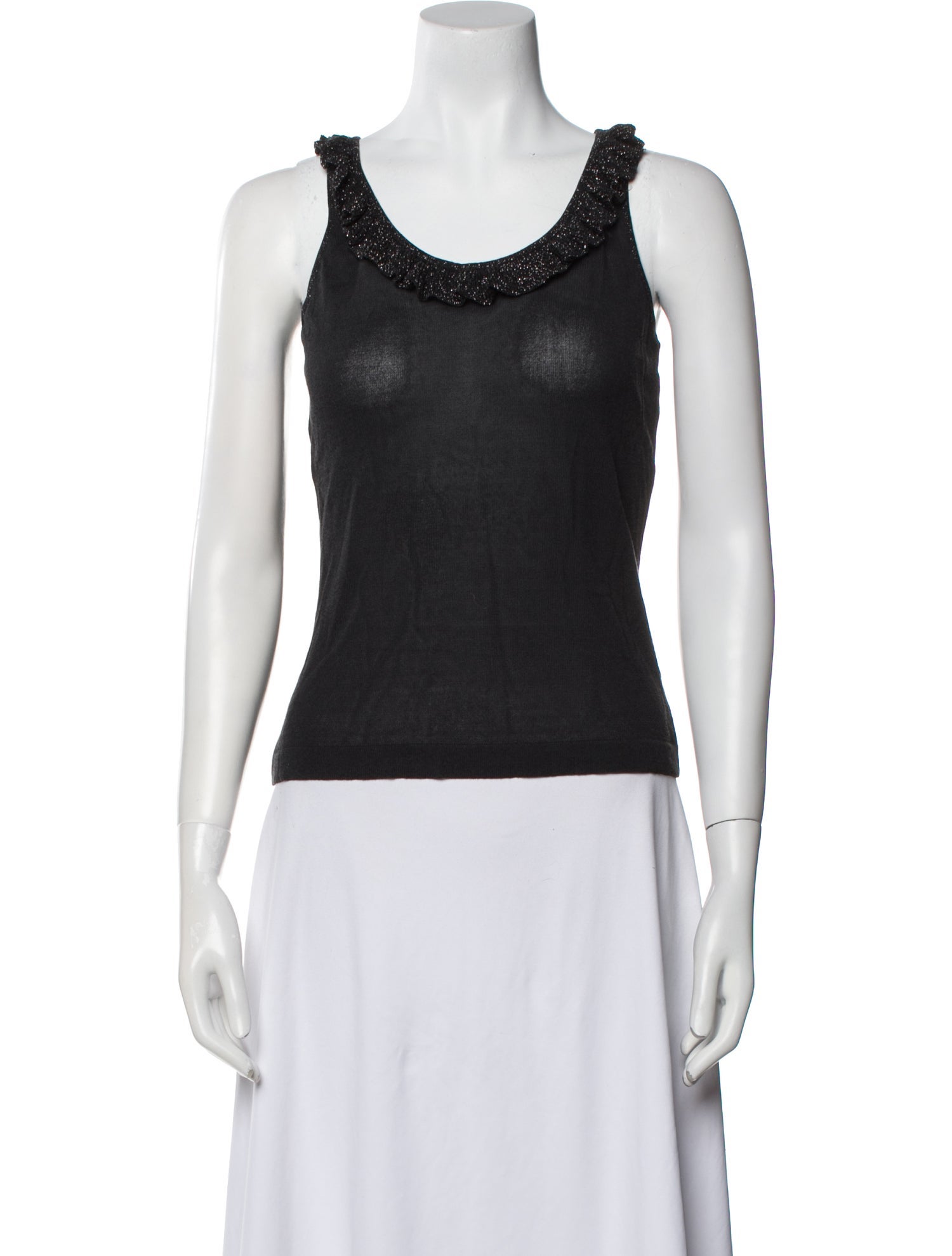 Dolce & Gabbana Vintage Scoop Neck Top