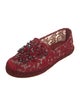 Dolce & Gabbana Lace Crystal Embellishments Espadrilles