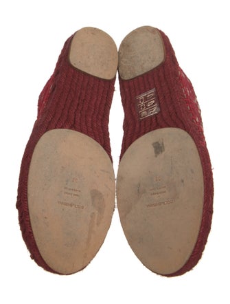 Dolce & Gabbana Lace Crystal Embellishments Espadrilles