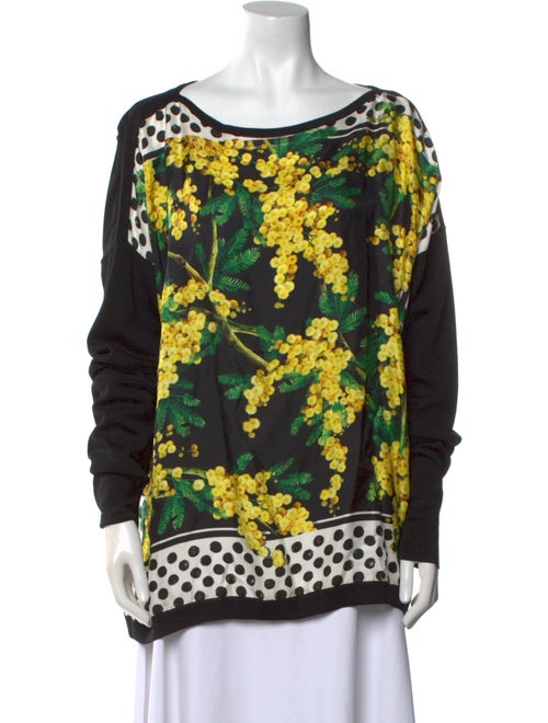 Dolce & Gabbana Silk Floral Print Tunic
