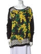 Dolce & Gabbana Silk Floral Print Tunic