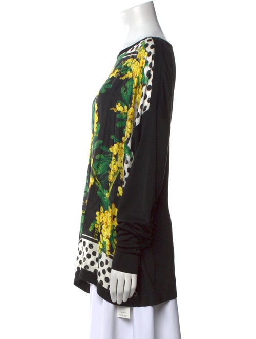 Dolce & Gabbana Silk Floral Print Tunic