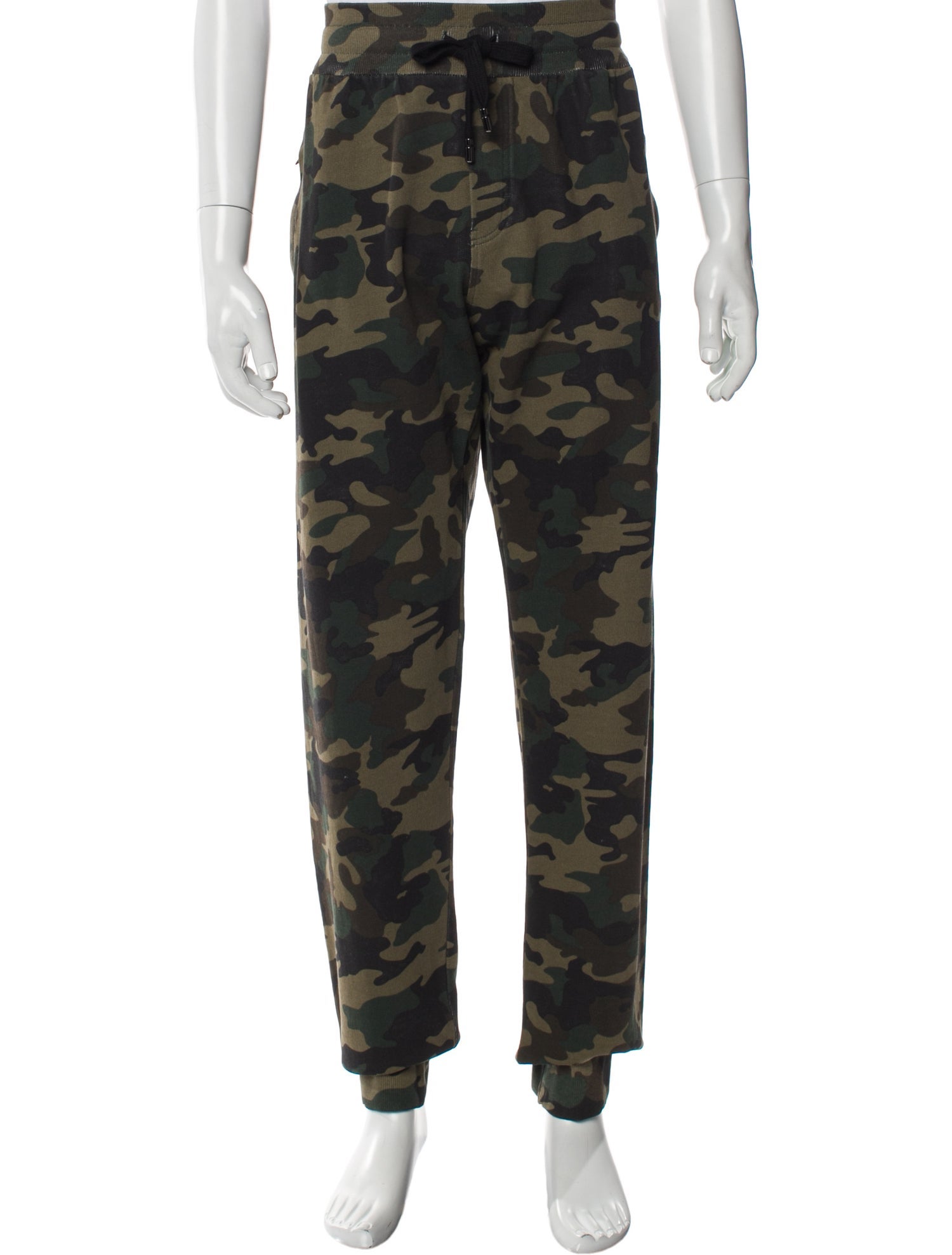 Dolce & Gabbana Camouflage Print Joggers w/ Tags