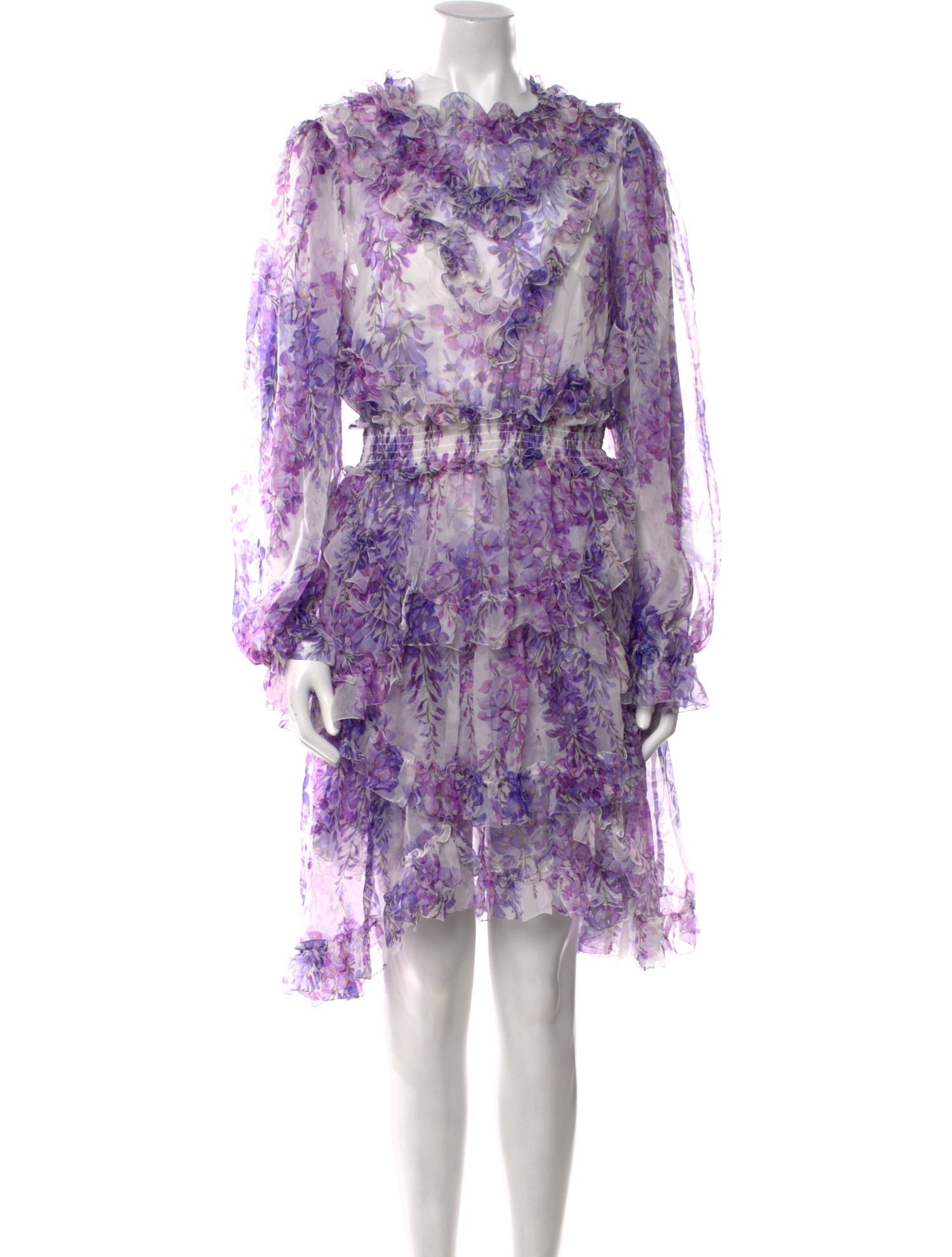 Dolce & Gabbana Silk Mini Dress w/ Tags