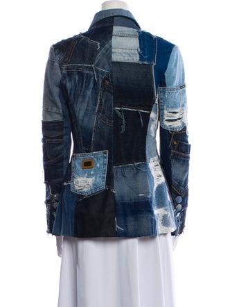 Dolce & Gabbana Printed Fur Jacket