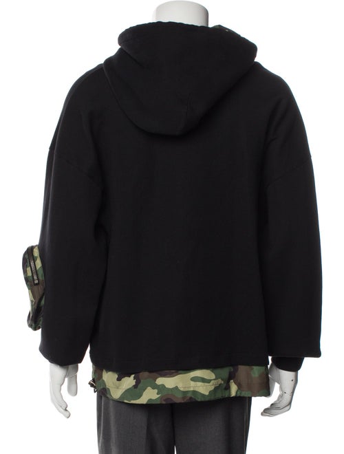 Dolce & Gabbana Camouflage Print Crew Neck Hoodie