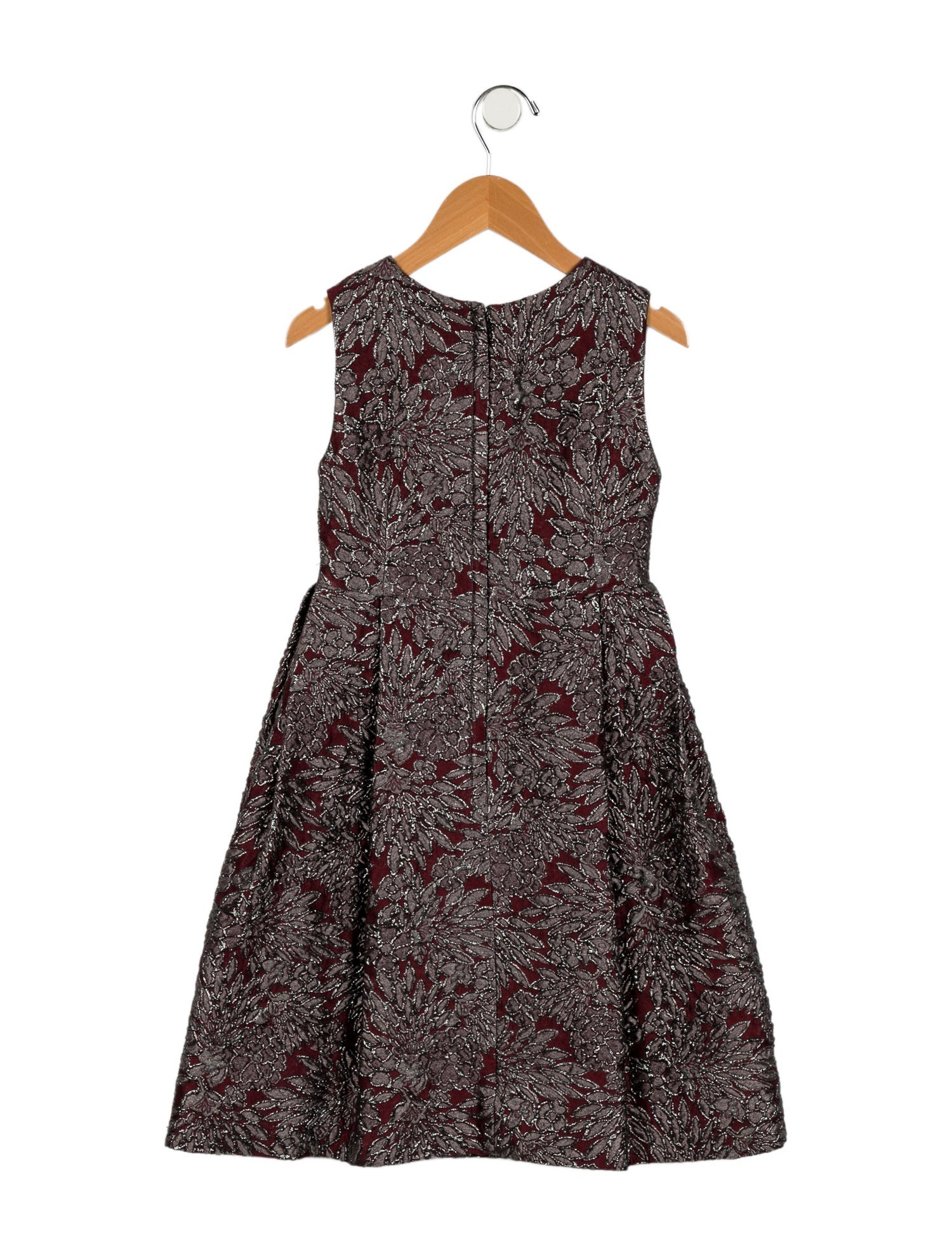 Dolce & Gabbana Girls' Metallic Sleeveless Dress