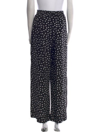 Dolce & Gabbana Silk Wide Leg Pants