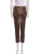 Dolce & Gabbana Animal Print Straight Leg Pants