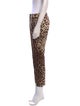 Dolce & Gabbana Animal Print Straight Leg Pants