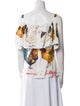 Dolce & Gabbana Graphic Print Square Neckline Top