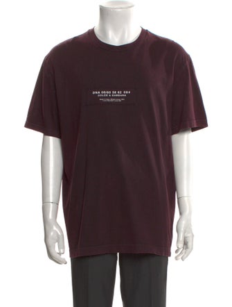 Dolce & Gabbana Graphic Print Crew Neck T-Shirt