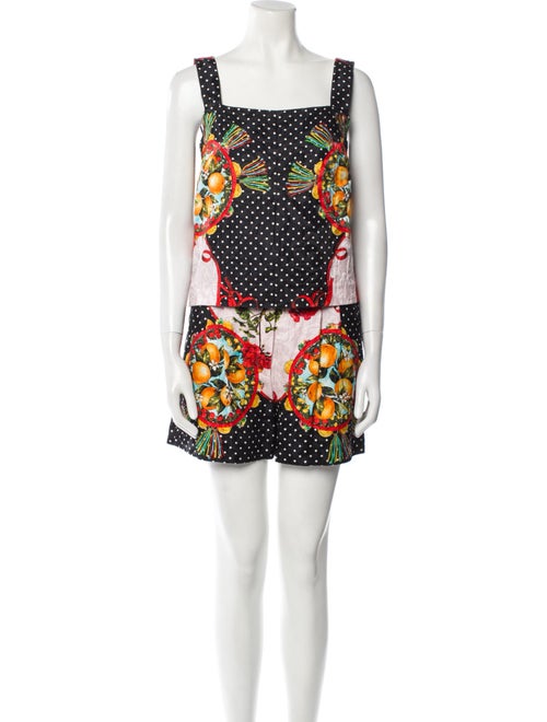 Dolce & Gabbana Printed Skirt Set