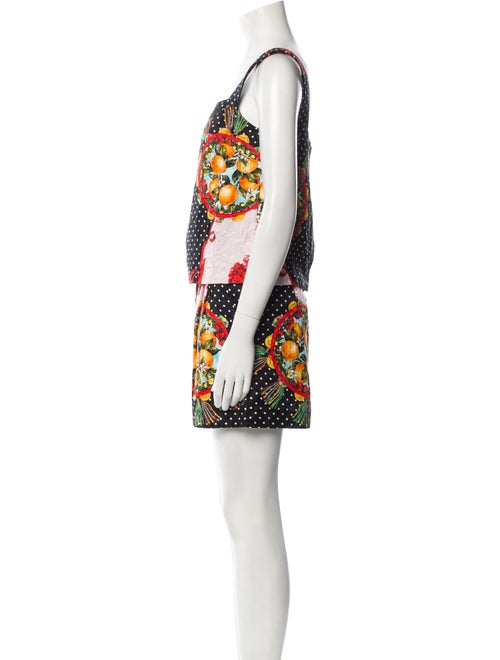Dolce & Gabbana Printed Skirt Set