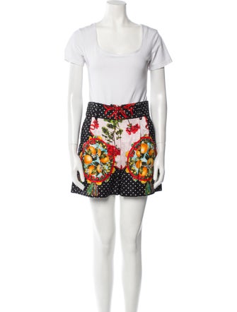 Dolce & Gabbana Printed Skirt Set