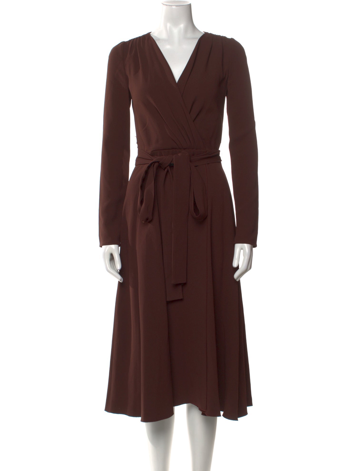 Dolce & Gabbana V-Neck Midi Length Dress