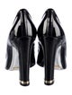 Dolce & Gabbana Patent Leather Bow Accents Pumps