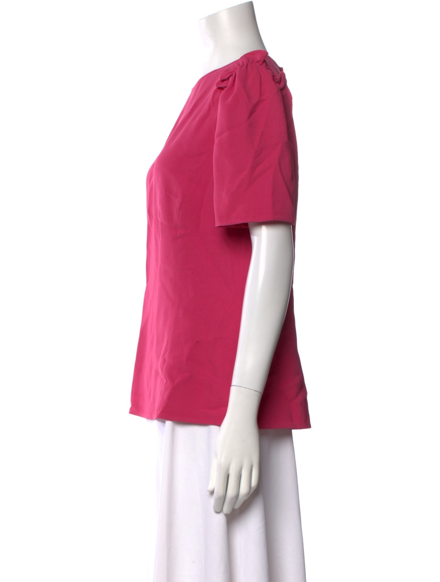 Dolce & Gabbana Crew Neck Short Sleeve Blouse