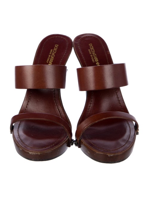 Dolce & Gabbana Leather Slides