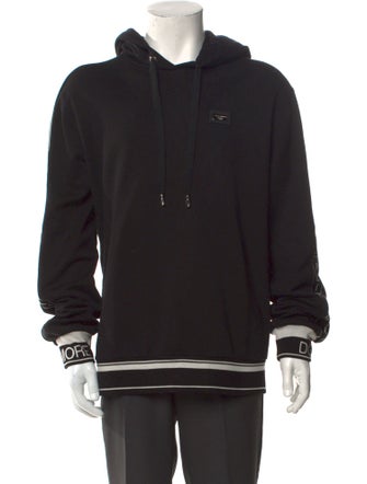 Dolce & Gabbana Striped Crew Neck Hoodie