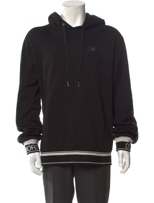 Dolce & Gabbana Striped Crew Neck Hoodie