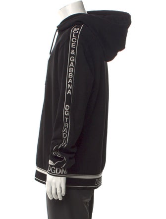 Dolce & Gabbana Striped Crew Neck Hoodie