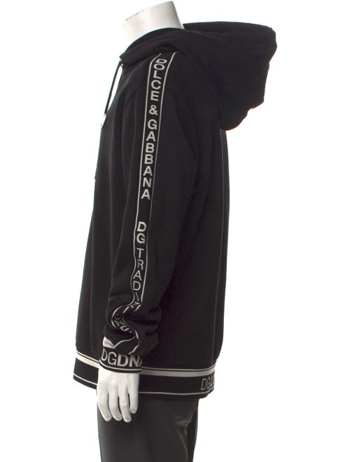 Dolce & Gabbana Striped Crew Neck Hoodie