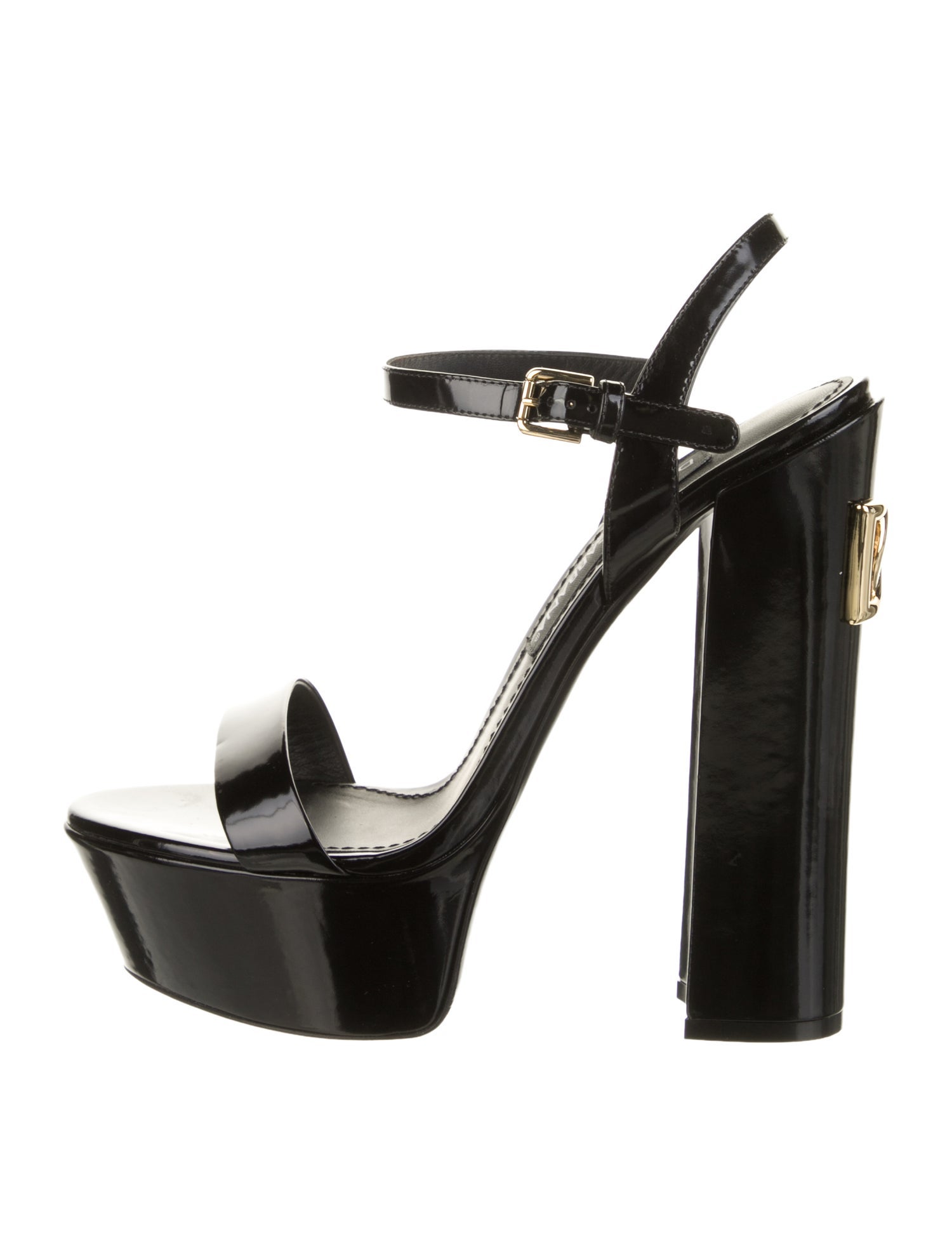 Dolce & Gabbana Patent Leather Sandals
