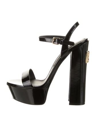 Dolce & Gabbana Patent Leather Sandals