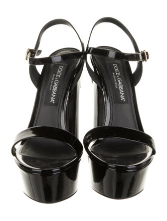 Dolce & Gabbana Patent Leather Sandals