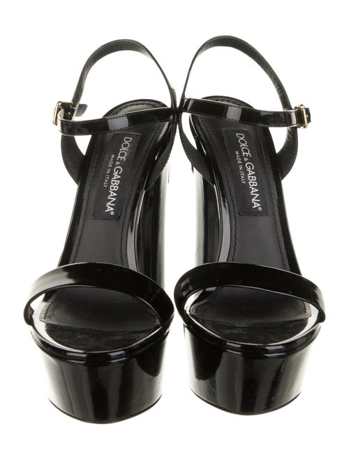 Dolce & Gabbana Patent Leather Sandals