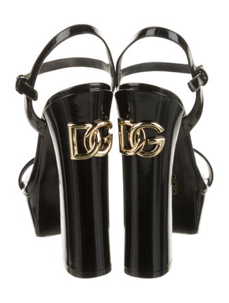 Dolce & Gabbana Patent Leather Sandals