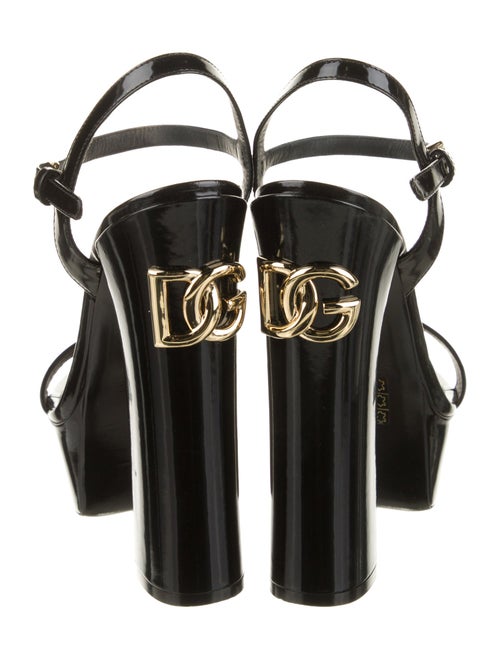 Dolce & Gabbana Patent Leather Sandals
