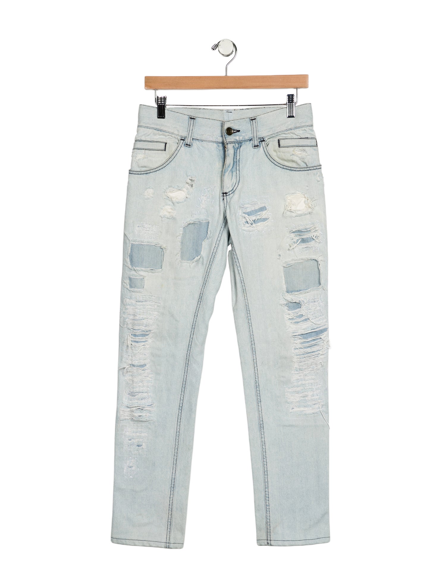 Dolce & Gabbana Mid-Rise Straight Leg Jeans