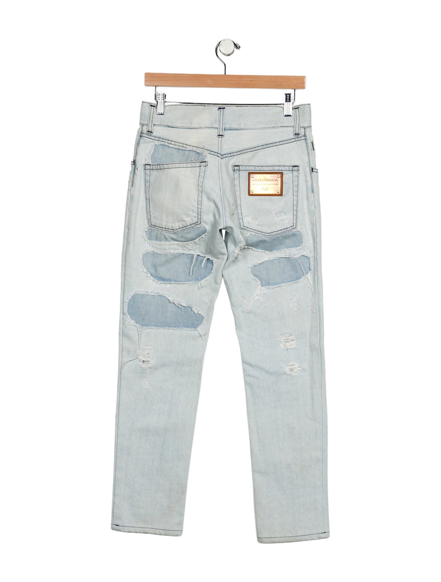 Dolce & Gabbana Mid-Rise Straight Leg Jeans