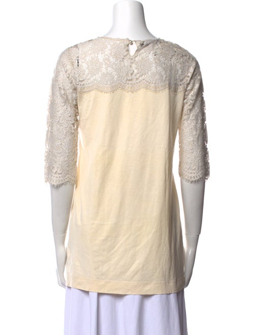 Dolce & Gabbana Bateau Neckline Three-Quarter Sleeve Tunic