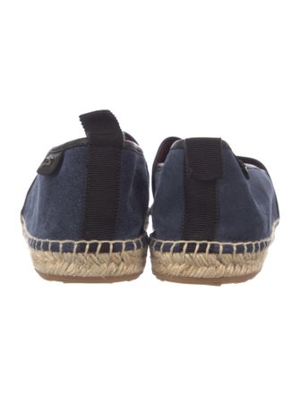 Dolce & Gabbana Suede Leather Trim Embellishment Espadrilles