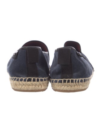 Dolce & Gabbana Suede Leather Trim Embellishment Espadrilles