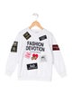 Dolce & Gabbana Cotton Patch Work Embroidered Sweatshirt