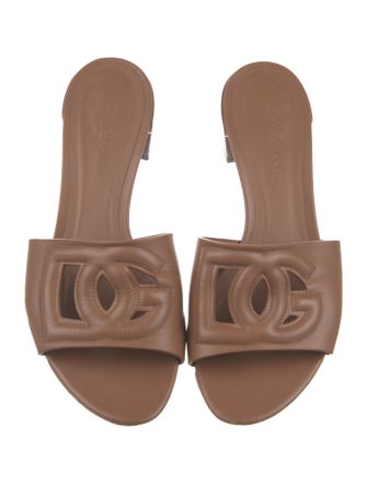 Dolce & Gabbana Leather Slides