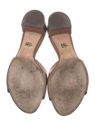 Dolce & Gabbana Leather Slides