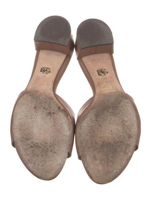 Dolce & Gabbana Leather Slides
