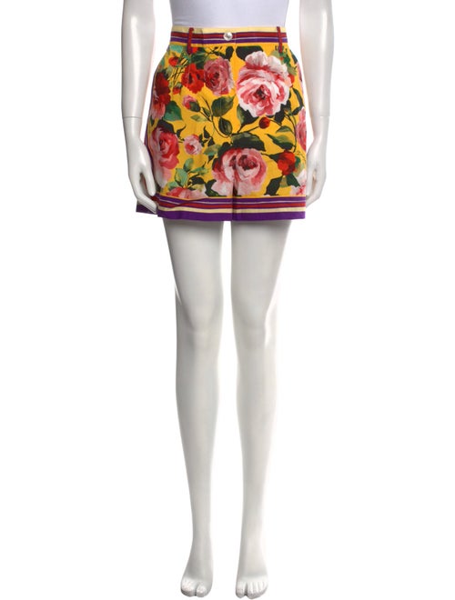Dolce & Gabbana Printed Mini Shorts
