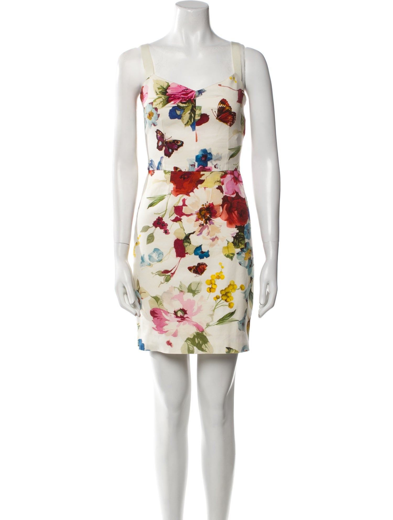Dolce & Gabbana Floral Print Mini Dress