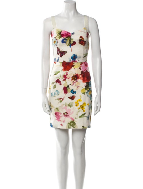 Dolce & Gabbana Floral Print Mini Dress
