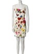 Dolce & Gabbana Floral Print Mini Dress