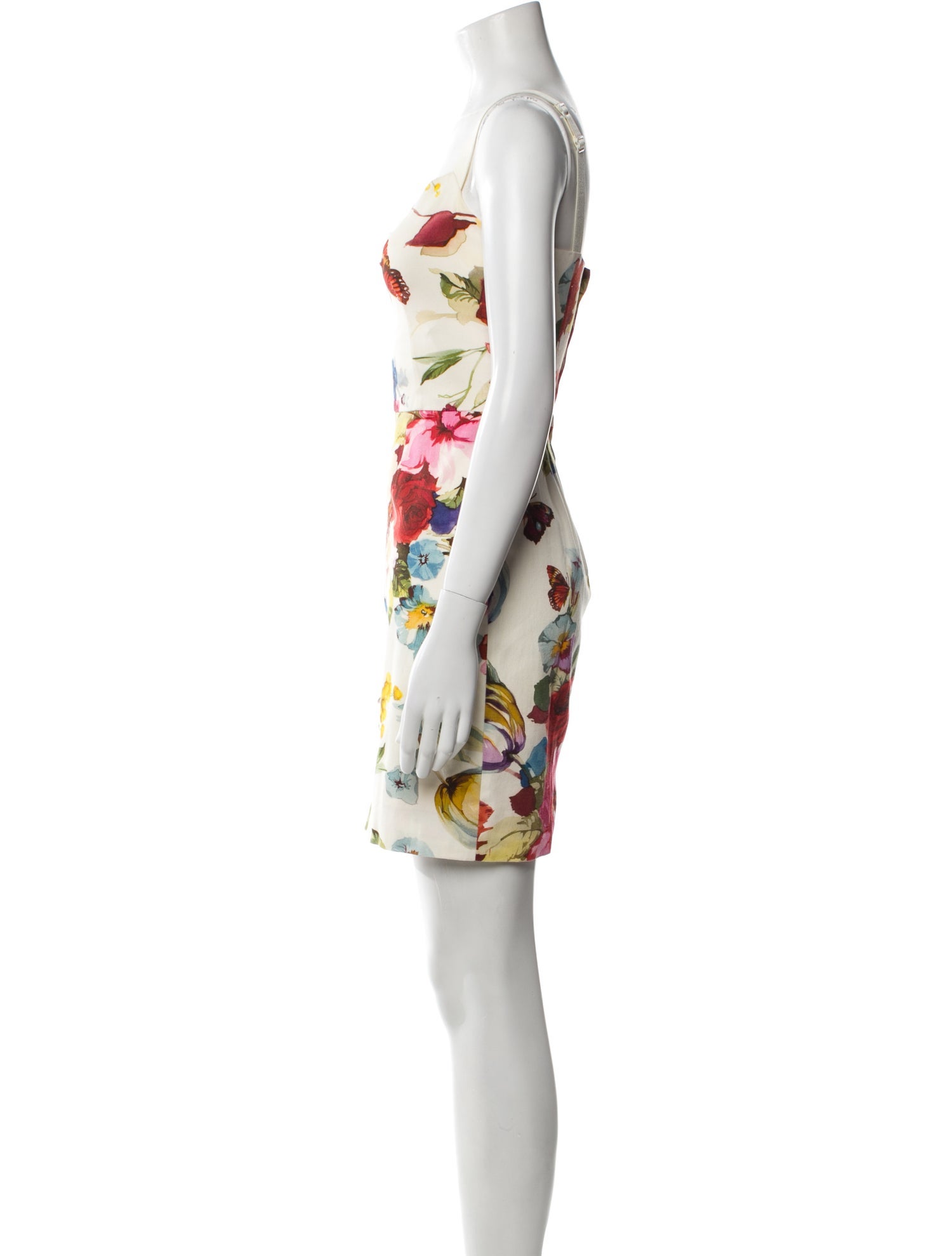 Dolce & Gabbana Floral Print Mini Dress