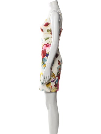 Dolce & Gabbana Floral Print Mini Dress