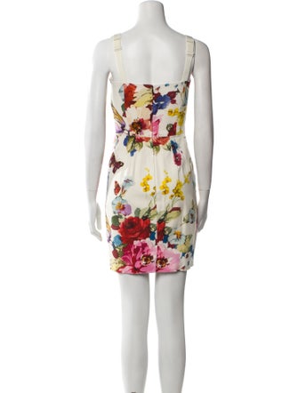 Dolce & Gabbana Floral Print Mini Dress