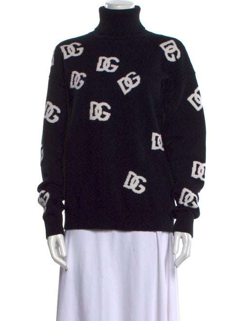 Dolce & Gabbana Virgin Wool Printed Sweater